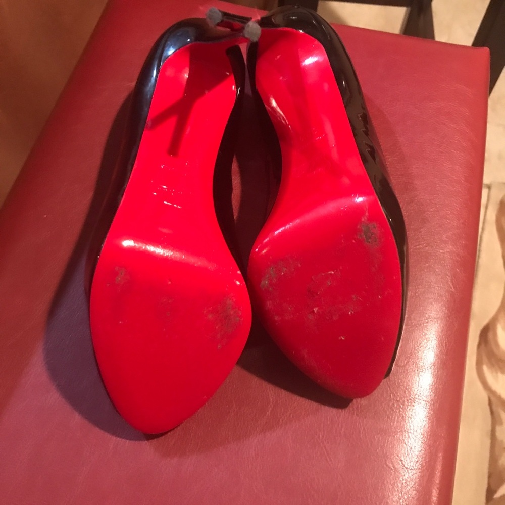Christian Louboutin New Very Prive 120MM heels Box Dust Cloth Included Black - Picture 2 of 7
